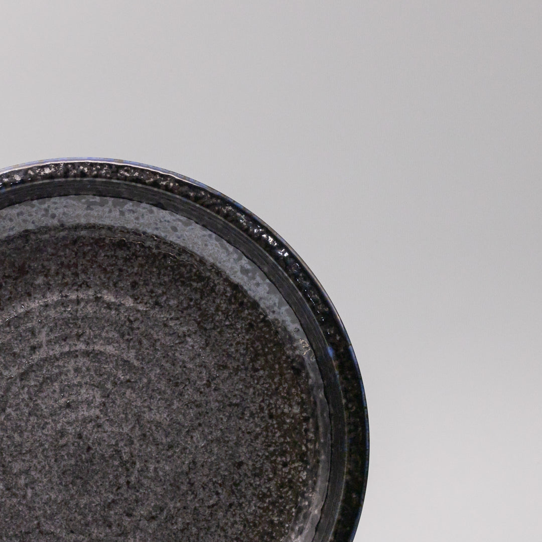 Plate Thick Edge 25cm Midnight Pearl Glaze V637-C7305