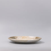 Plate Thick Edge 25cm Snow Bamboo Glaze V637-C7310