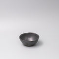 Lopsided Bowl 11.5cm Black Glaze V637-C7484