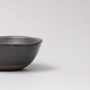 Lopsided Bowl 11.5cm Black Glaze V637-C7484