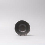Lopsided Bowl 11.5cm Black Glaze V637-C7484