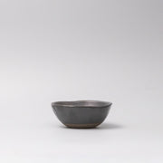 Lopsided Bowl 11.5cm Black Glaze V637-C7484
