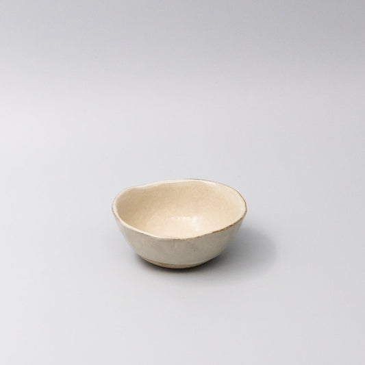 Lopsided Bowl 11cm Fawn Glaze V637-C7486