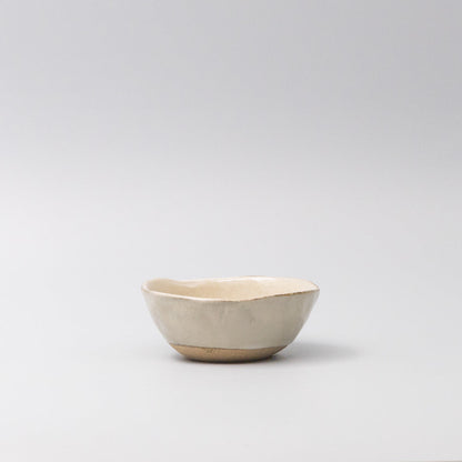 Lopsided Bowl 11cm Fawn Glaze V637-C7486