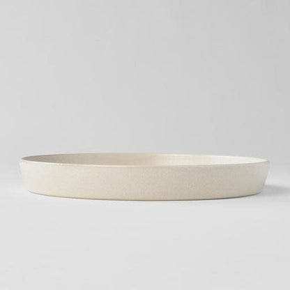 Plate High Rim 25cm Craft White Glaze V637-C7590