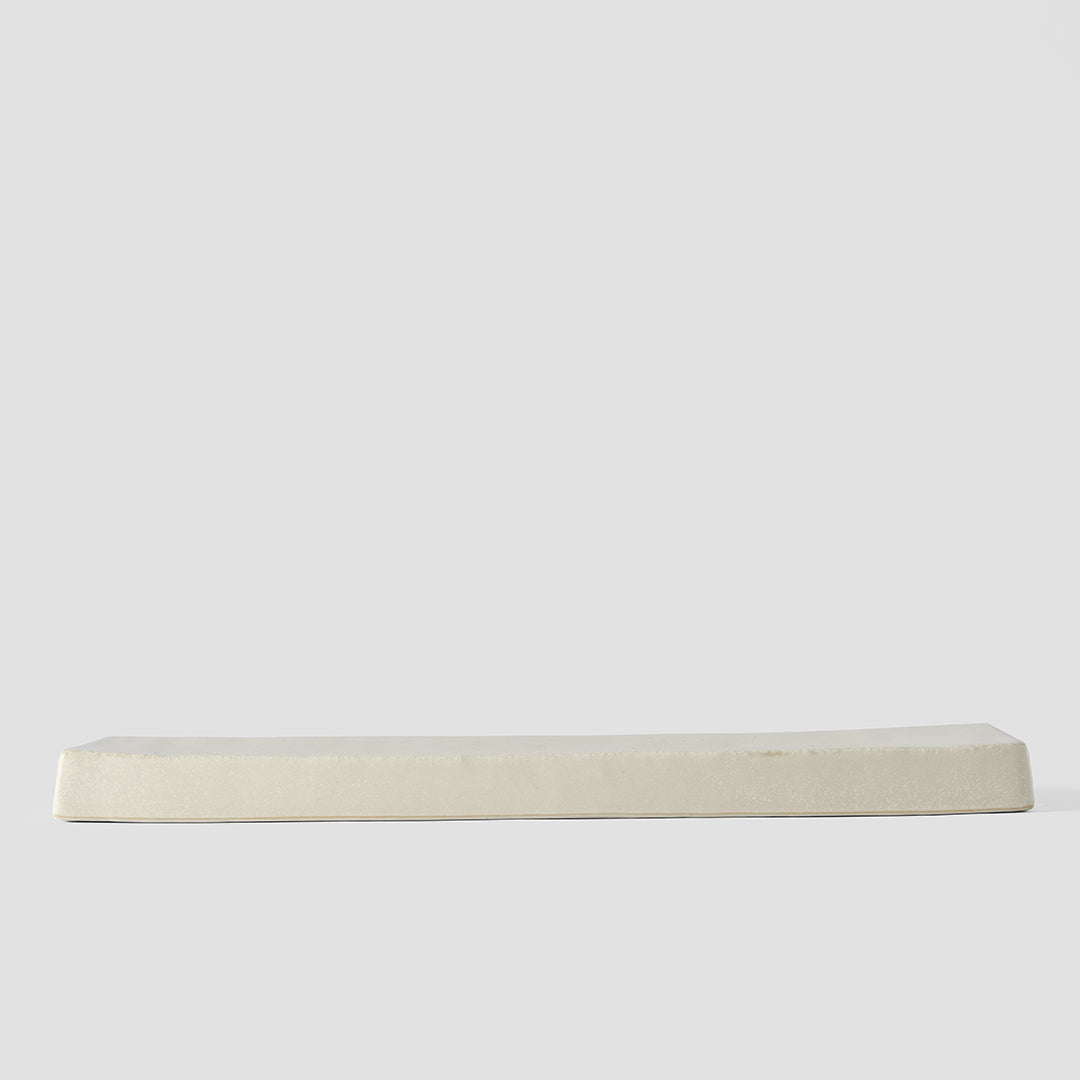 Plate Rectangular 29 x 9cm Craft White Glaze V637-C7592