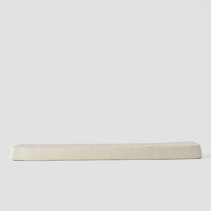 Plate Rectangular 29 x 9cm Craft White Glaze V637-C7592