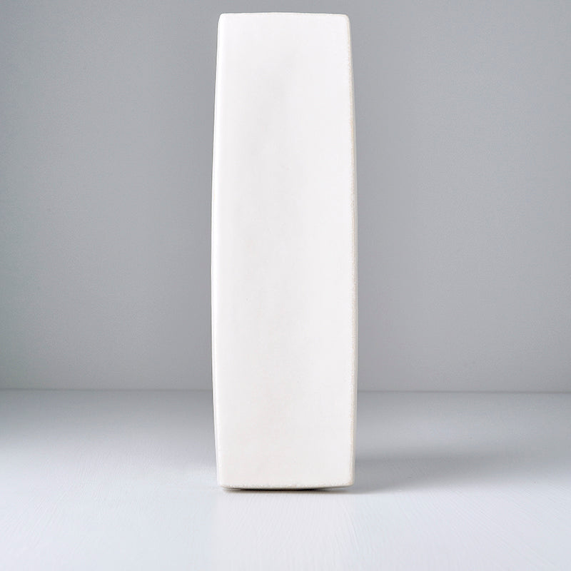 Plate Rectangular 29 x 9cm Craft White Glaze V637-C7592