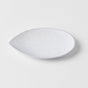 Plate Oval 13.5cm Snow Leaf Glaze V637-C7617