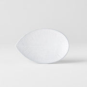 Plate Oval 13.5cm Snow Leaf Glaze V637-C7617