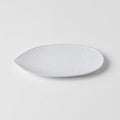 Plate Oval 21.5cm Snow Leaf Glaze V637-C7618