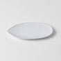 Plate Oval 21.5cm Snow Leaf Glaze V637-C7618