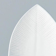 Plate Oval 21.5cm Snow Leaf Glaze V637-C7618