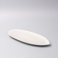 Plate Oval 31.5cm Snow Leaf Glaze V637-C7619