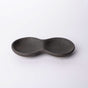 Double Sauce Dish 15.5cm Stone Slab Design V637-C7621