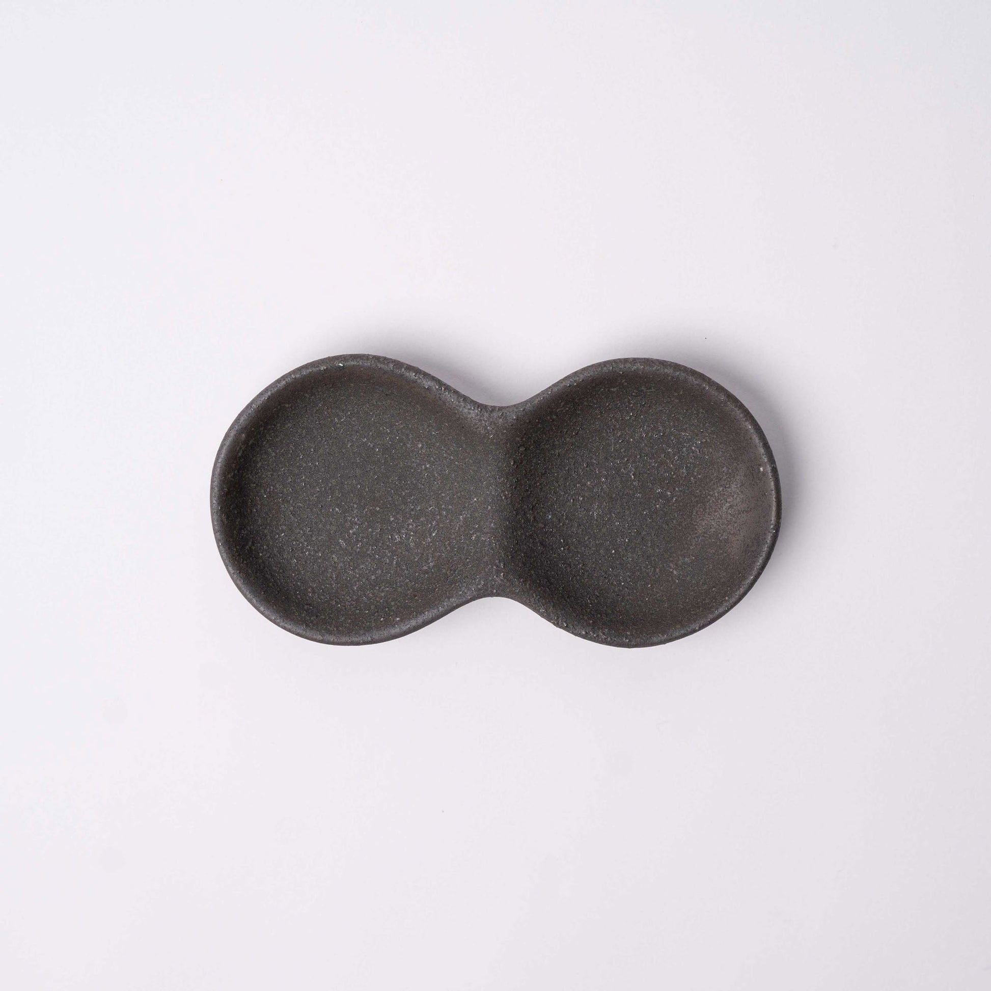 Double Sauce Dish 15.5cm Stone Slab Design V637-C7621