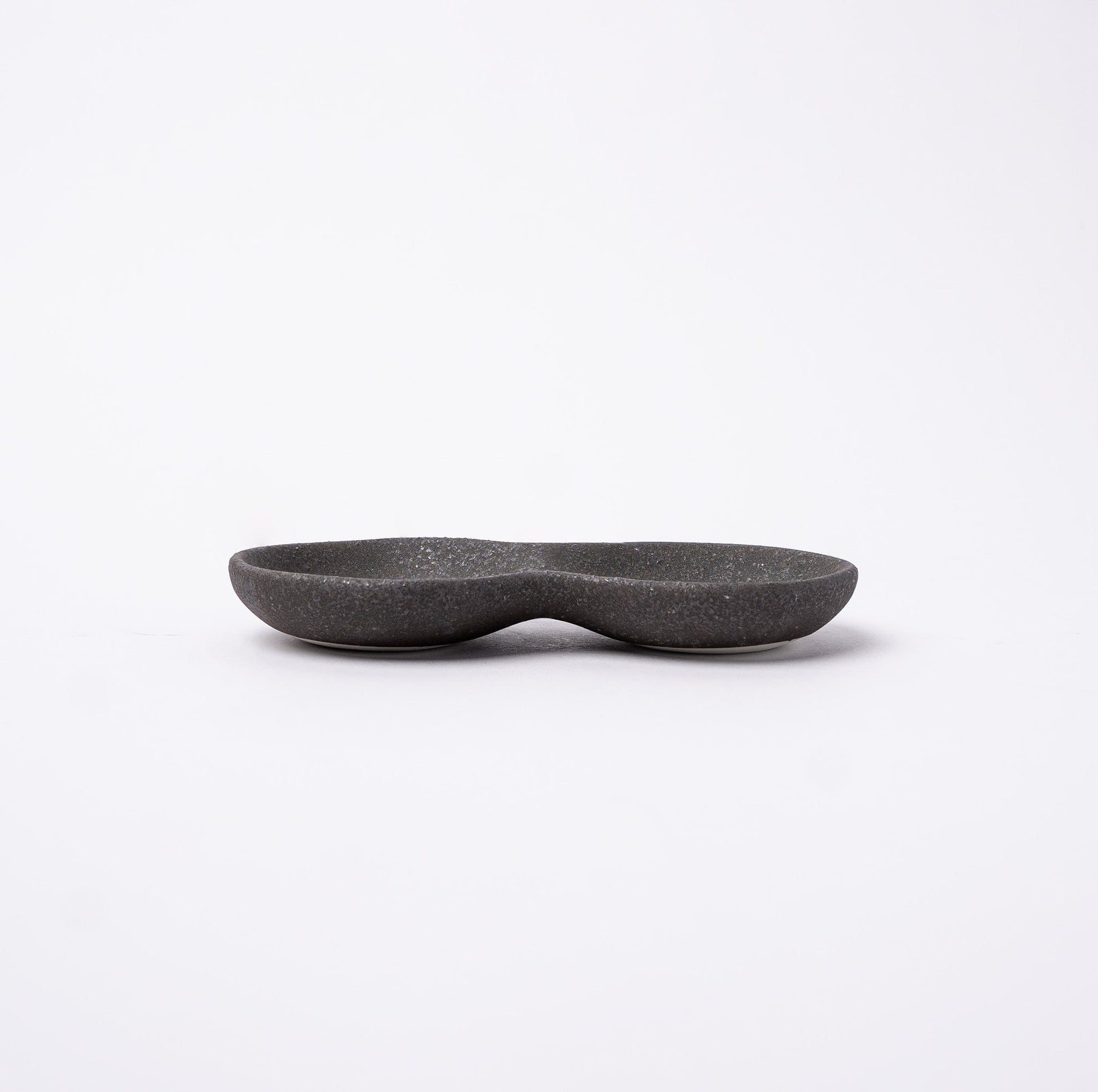 Double Sauce Dish 15.5cm Stone Slab Design V637-C7621