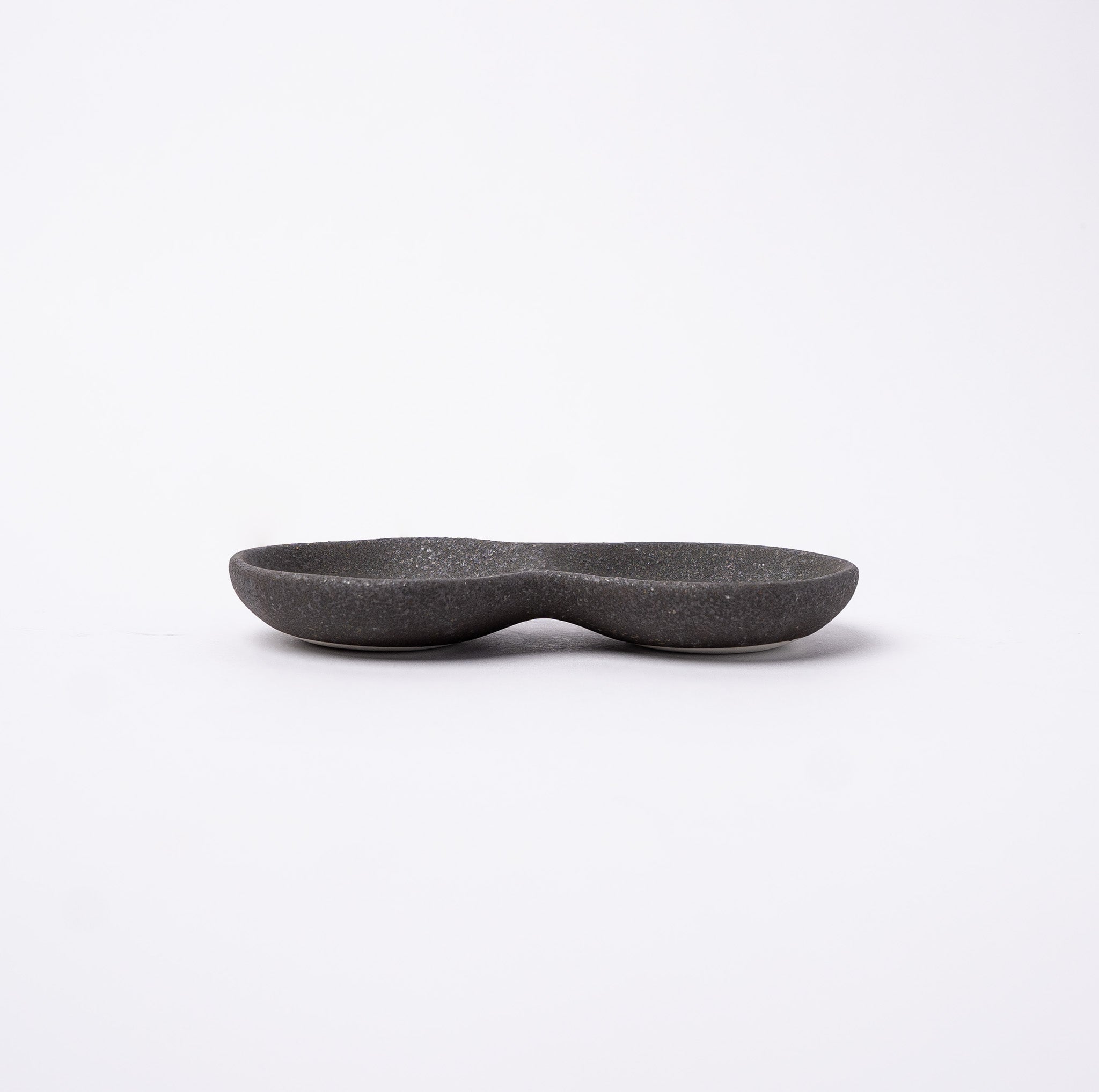 Double Sauce Dish 15.5cm Stone Slab Design V637-C7621