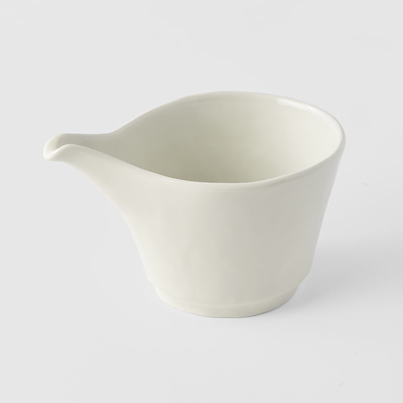 Sake Pourer 9cm Ivory White Glaze V637-C7624
