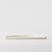 Half Moon Plate 27cm Ivory White Glaze V637-C7627