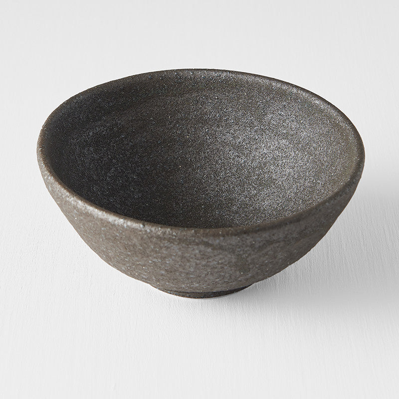 Bowl 13cm Egg Shaped Stone Glaze V637-C7631