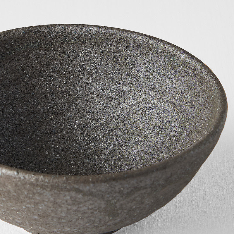 Bowl 13cm Egg Shaped Stone Glaze V637-C7631