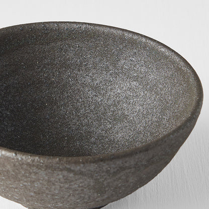 Bowl 13cm Egg Shaped Stone Glaze V637-C7631