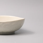 Bowl Organic Shape 11cm Kanso Soft White Glaze V637-C7635