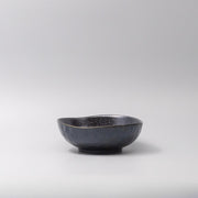 Bowl Organic Shape 17cm Kanso Matte Black Glaze V637-C7636