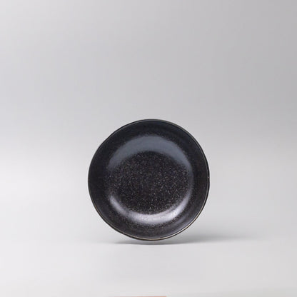 Bowl Organic Shape 17cm Kanso Matte Black Glaze V637-C7636