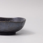 Bowl Organic Shape 17cm Kanso Matte Black Glaze V637-C7636
