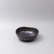Bowl Organic Shape 20cm Kanso Matte Black Glaze V637-C7638