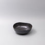 Bowl Organic Shape 20cm Kanso Matte Black Glaze V637-C7638