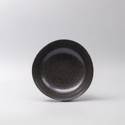 Bowl Organic Shape 20cm Kanso Matte Black Glaze V637-C7638