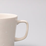 Mug 8.5cm White Dot Glaze V637-C7782