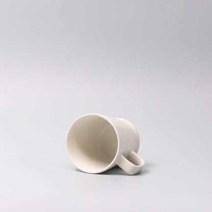 Mug 8.5cm White Dot Glaze V637-C7782