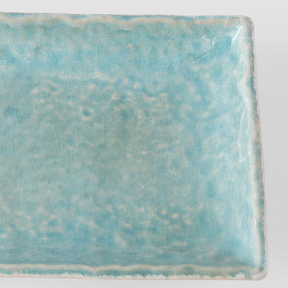 Platter 50cm Crazed Blue Glaze V637-C7813
