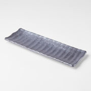 Sashimi Plate 33cm Crumpled Design V637-C7845