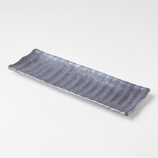 Sashimi Plate 33cm Crumpled Design V637-C7845