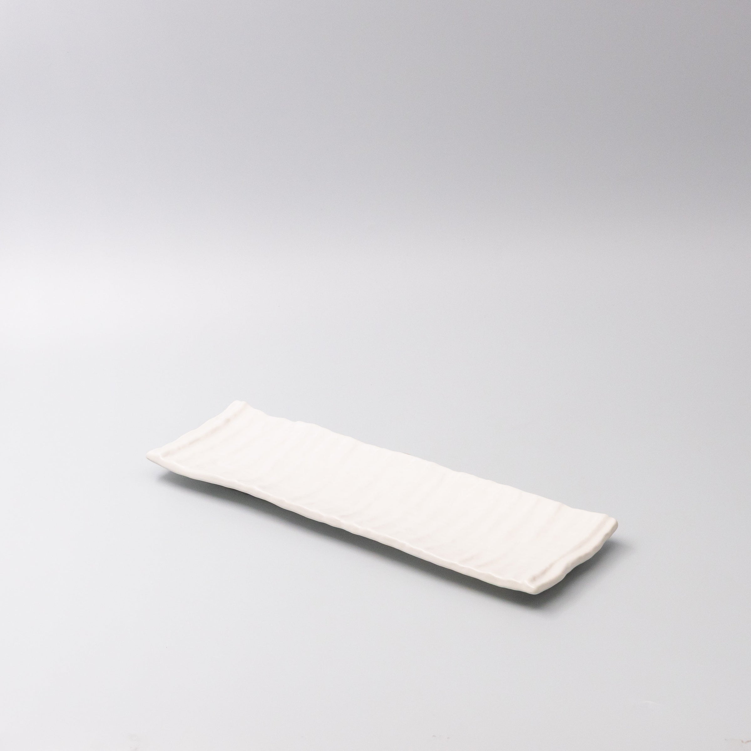 Sashimi Plate 33cm White Glaze V637-C7846
