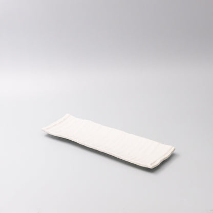 Sashimi Plate 33cm White Glaze V637-C7846
