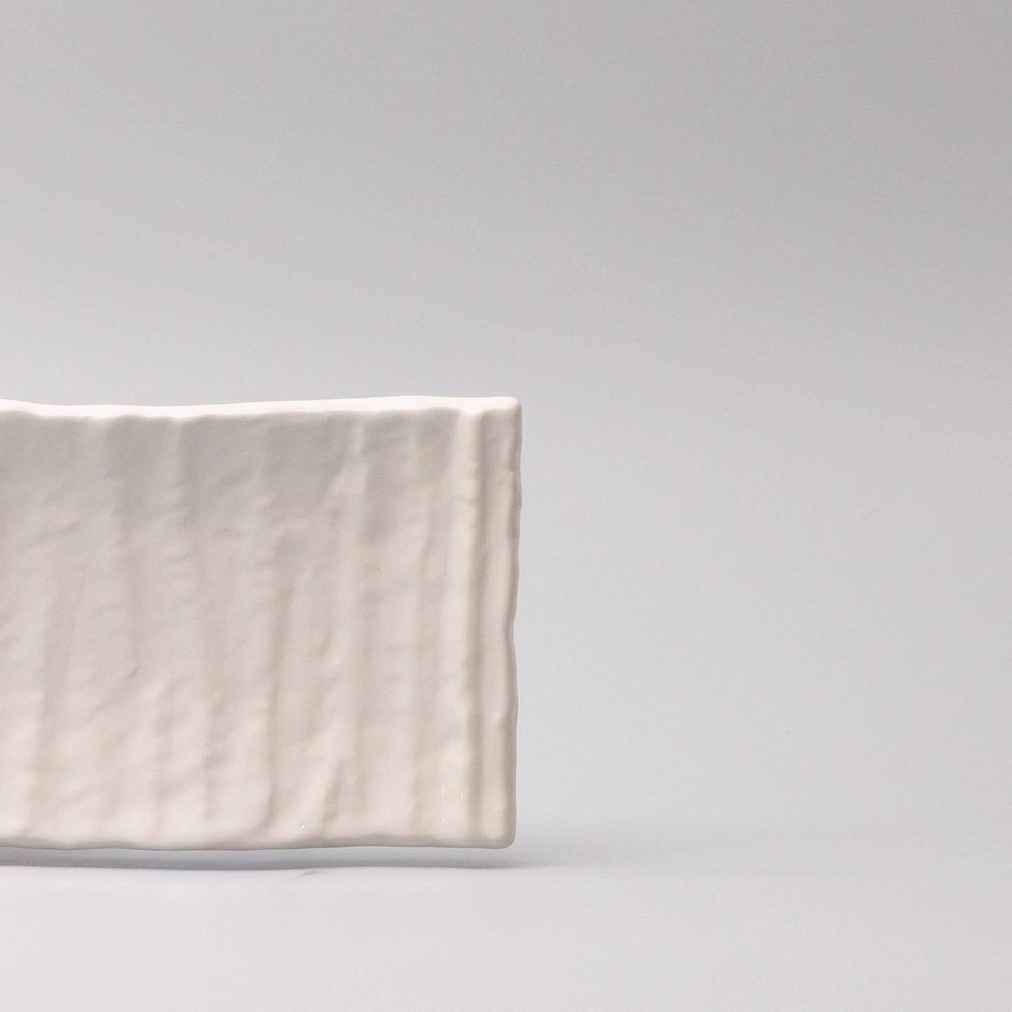 Sashimi Plate 33cm White Glaze V637-C7846