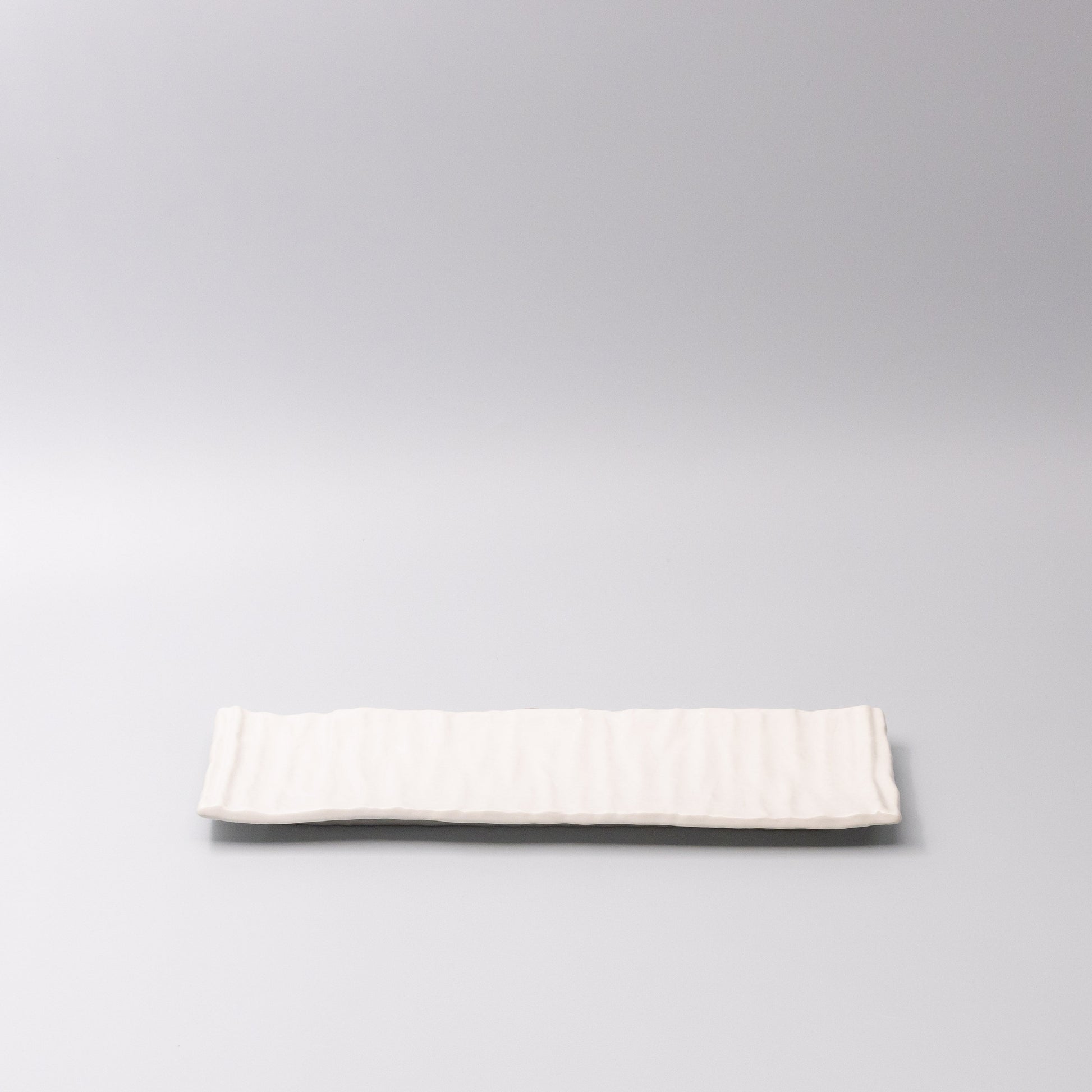 Sashimi Plate 33cm White Glaze V637-C7846