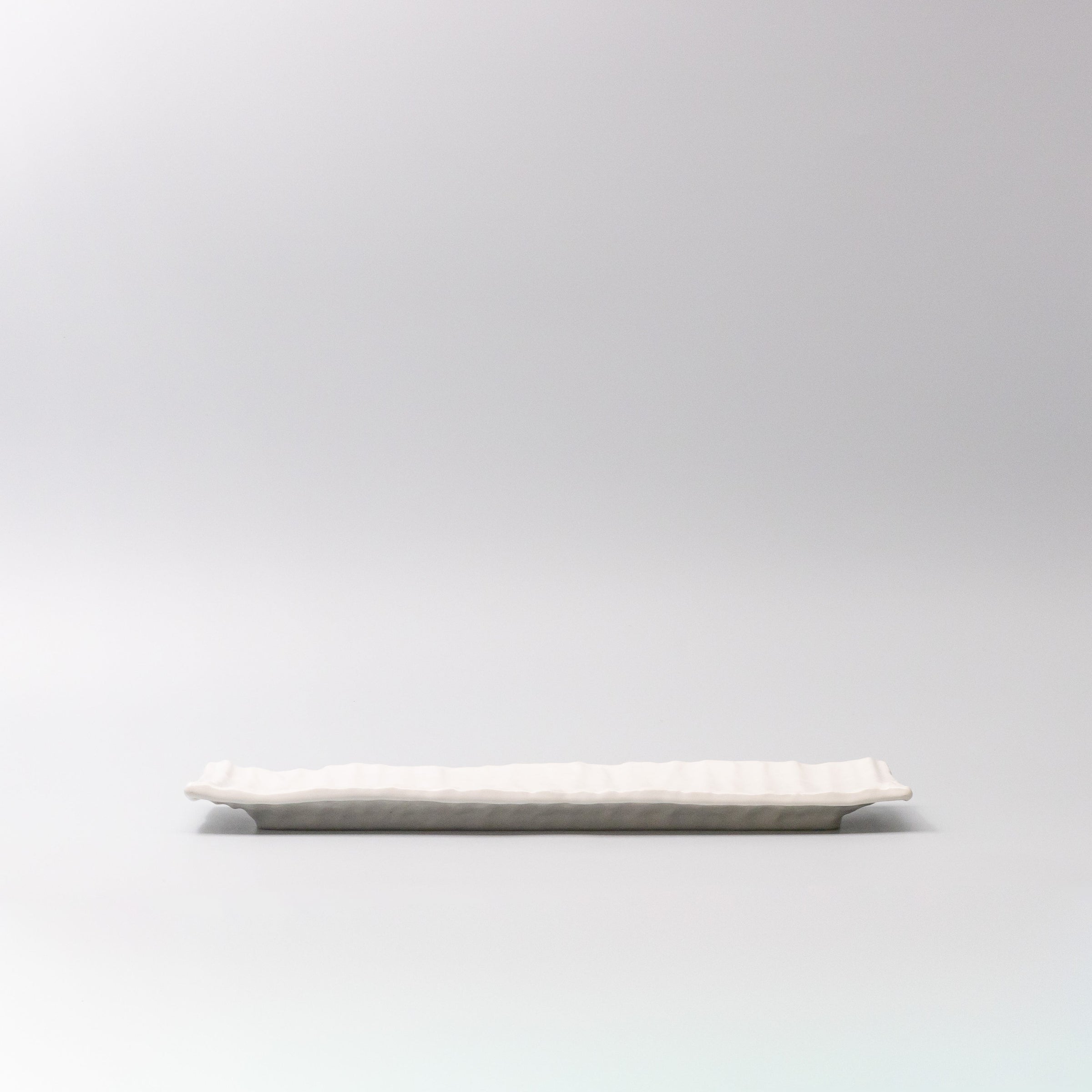 Sashimi Plate 33cm White Glaze V637-C7846