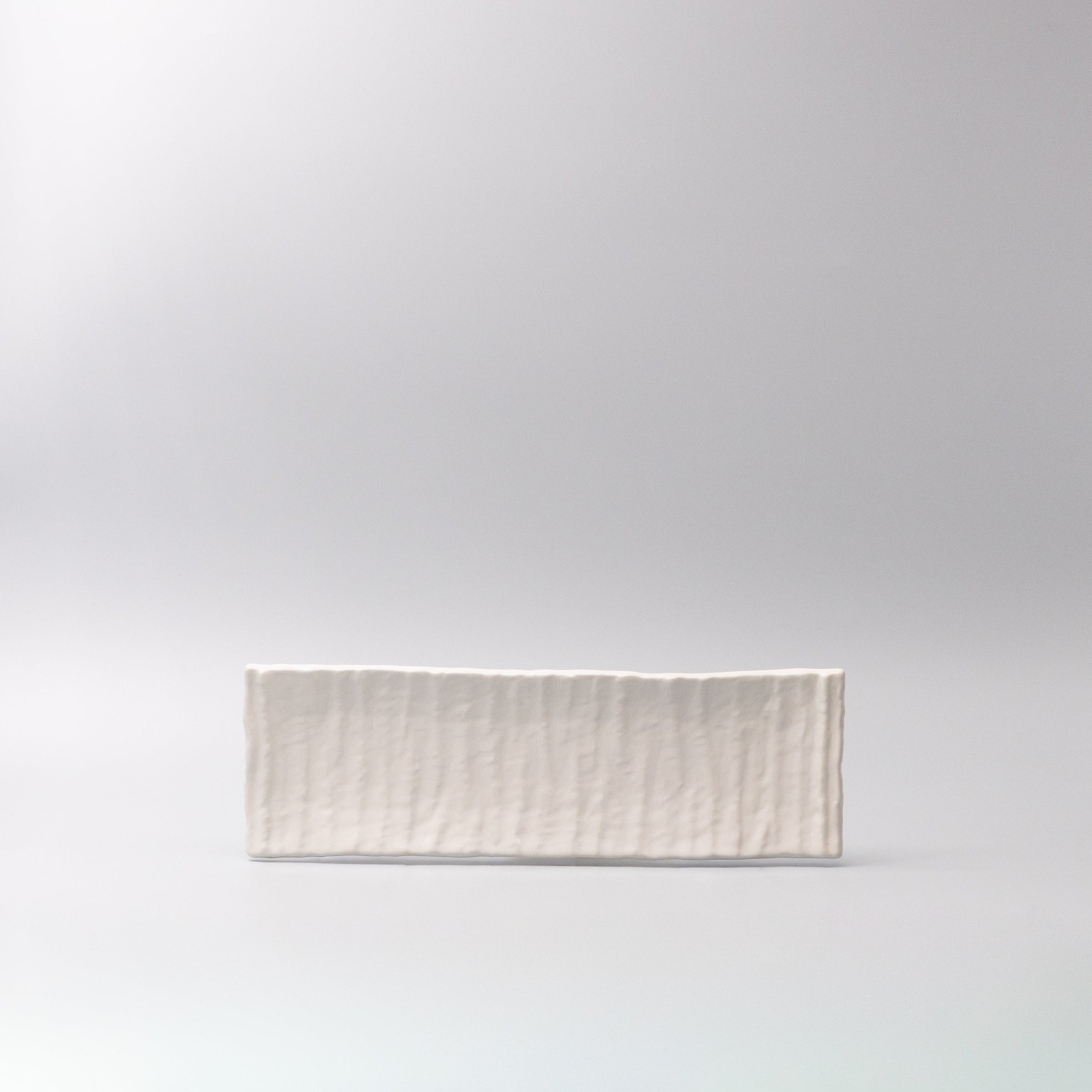 Sashimi Plate 33cm White Glaze V637-C7846