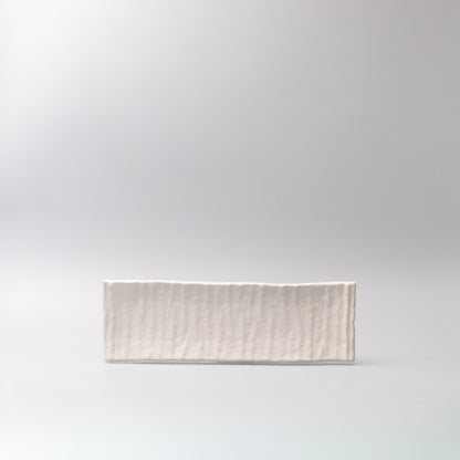 Sashimi Plate 33cm White Glaze V637-C7846