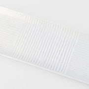 Sashimi Plate 33cm Line Design White Glaze V637-C7851