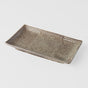 Sushi Plate 21cm Light Brown Glaze V637-C7854