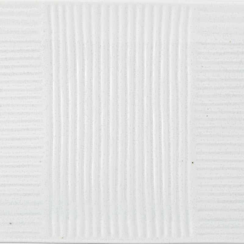 Sushi Plate 21cm Line White Design V637-C7855