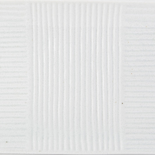 Sushi Plate 21cm Line White Design V637-C7855
